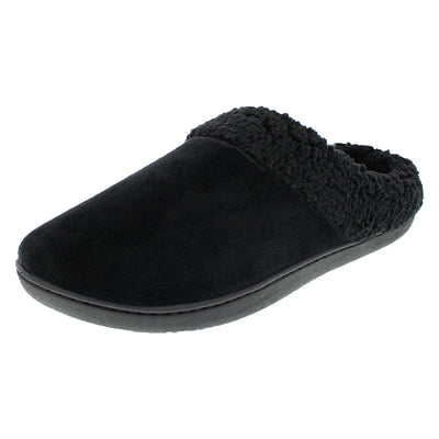 Isotoner Women's Velour and Sherpa Soft Hoodback with Recycled Microterry Sock & Lining