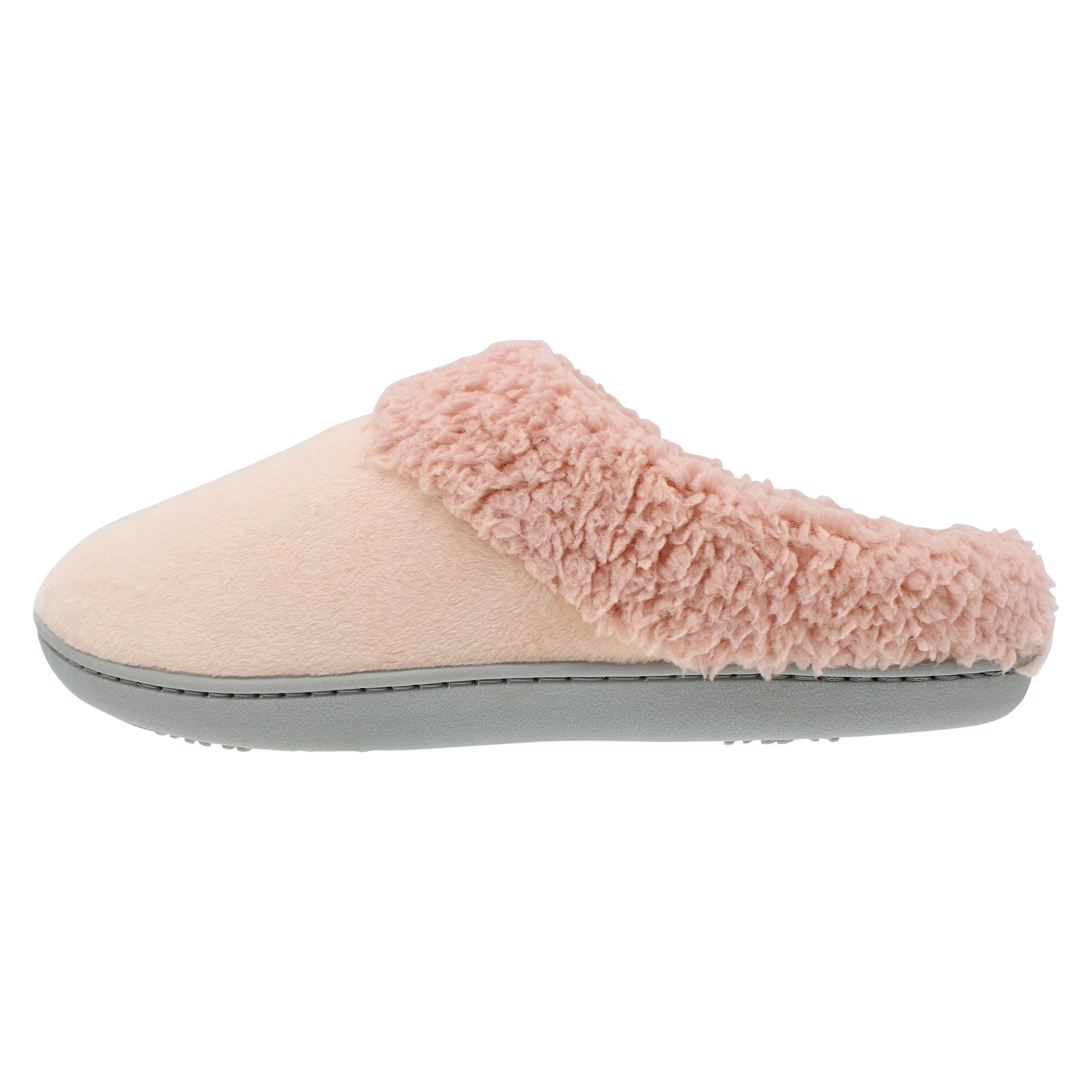 Isotoner Women's Velour and Sherpa Soft Hoodback with Recycled Microterry Sock & Lining