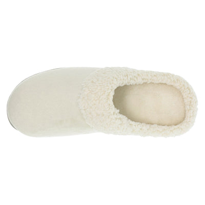 Isotoner Women's Velour and Sherpa Soft Hoodback with Recycled Microterry Sock & Lining