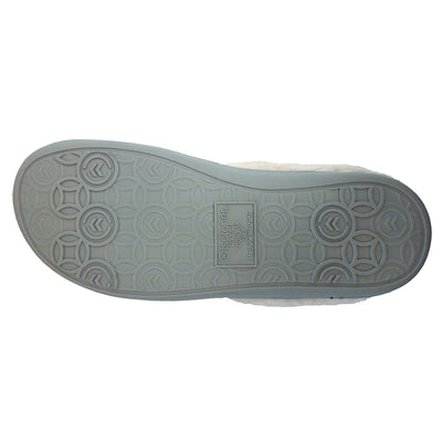 Isotoner Women's Velour and Sherpa Soft Hoodback with Recycled Microterry Sock & Lining