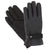 Isotoner® Men's smarTouch™ Flannel and Leather Glove with Wrist Strap