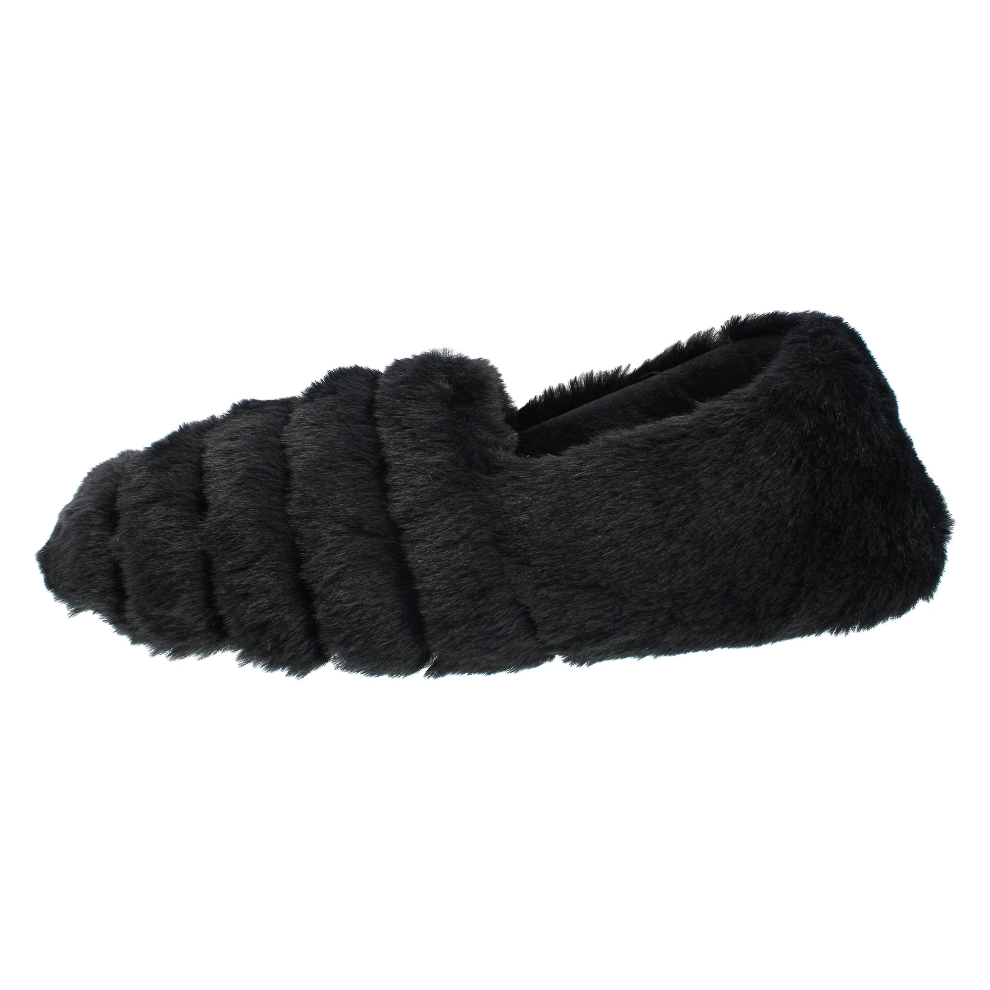 Isotoner Women s Recycled Faux Fur Espadrille Slipper with Recycled Ve Totes Isotoner Canada