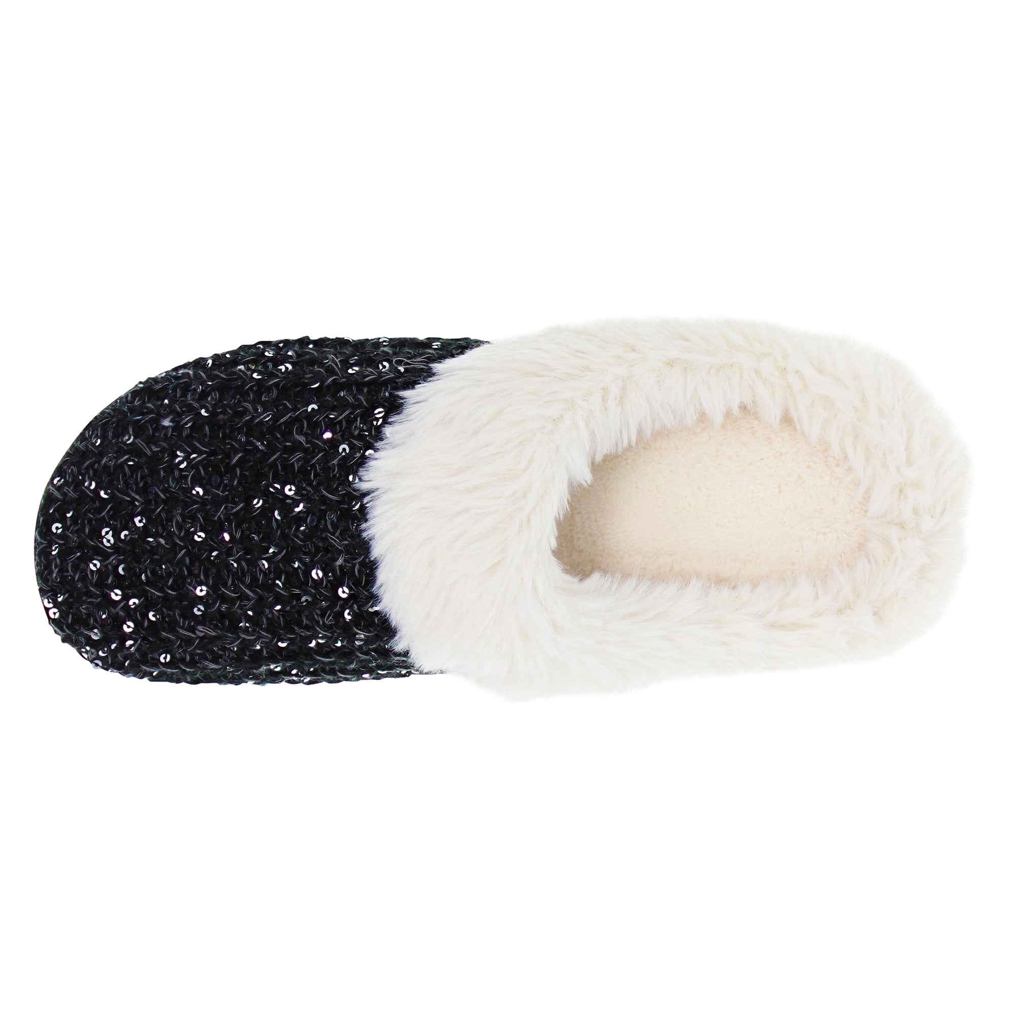 Isotoner Women s Novelty Sequin Sweater Knit Hoodback Slippers Totes Isotoner Canada