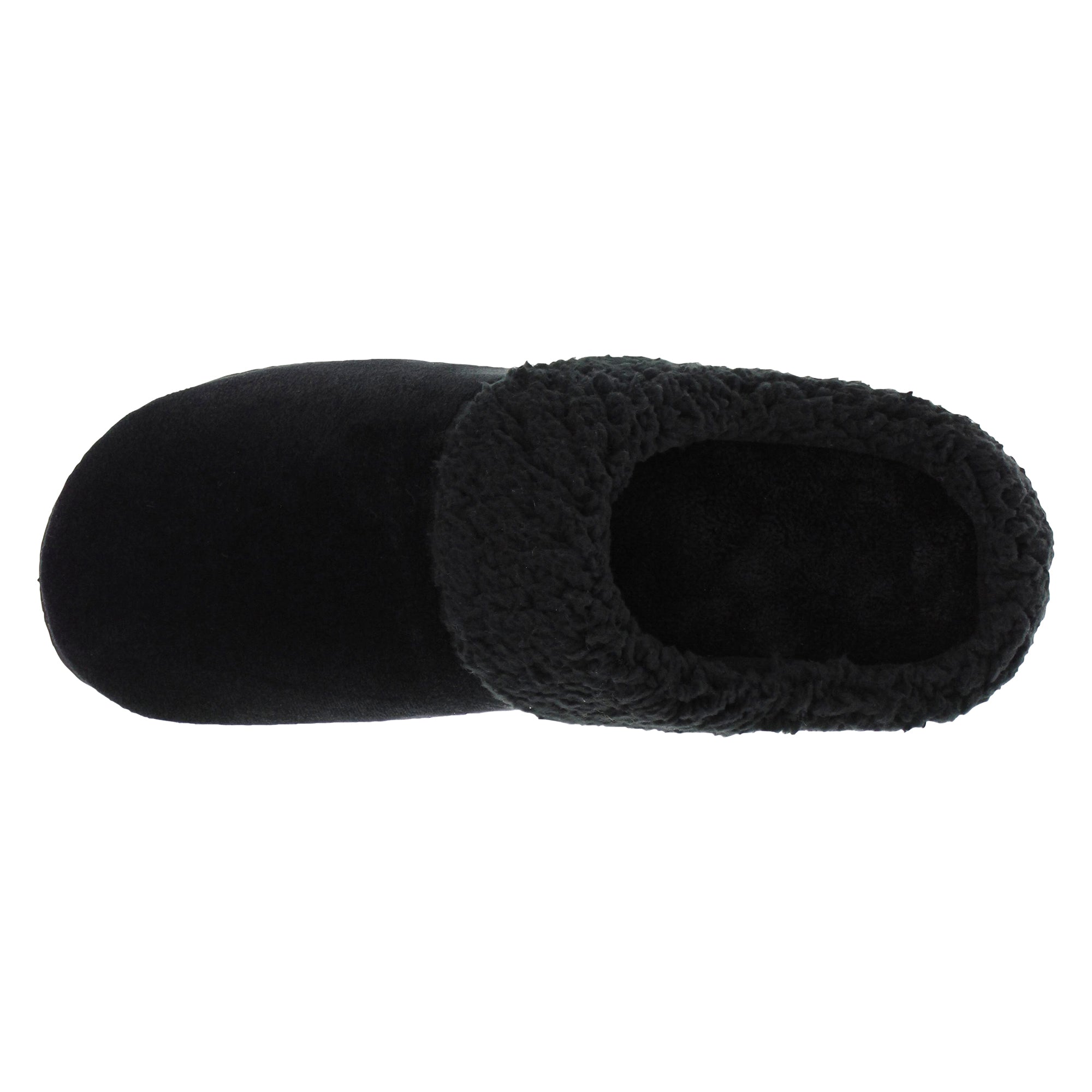 Isotoner Women's Velour and Sherpa Soft Hoodback with Recycled Microterry Sock & Lining