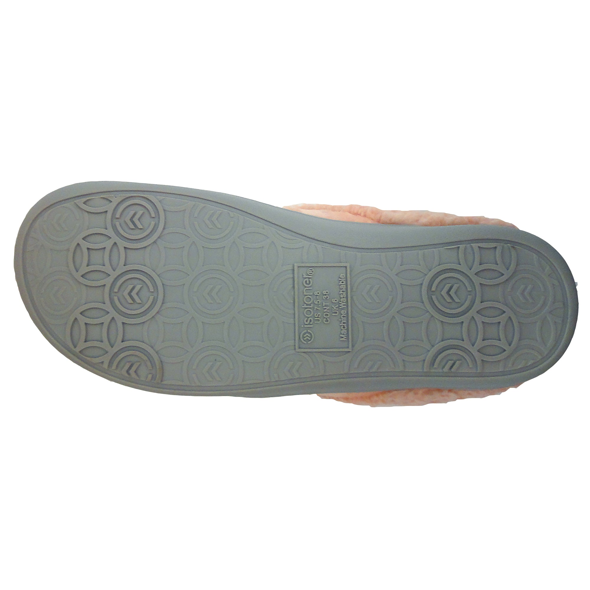 Isotoner Women's Velour and Sherpa Soft Hoodback with Recycled Microterry Sock & Lining