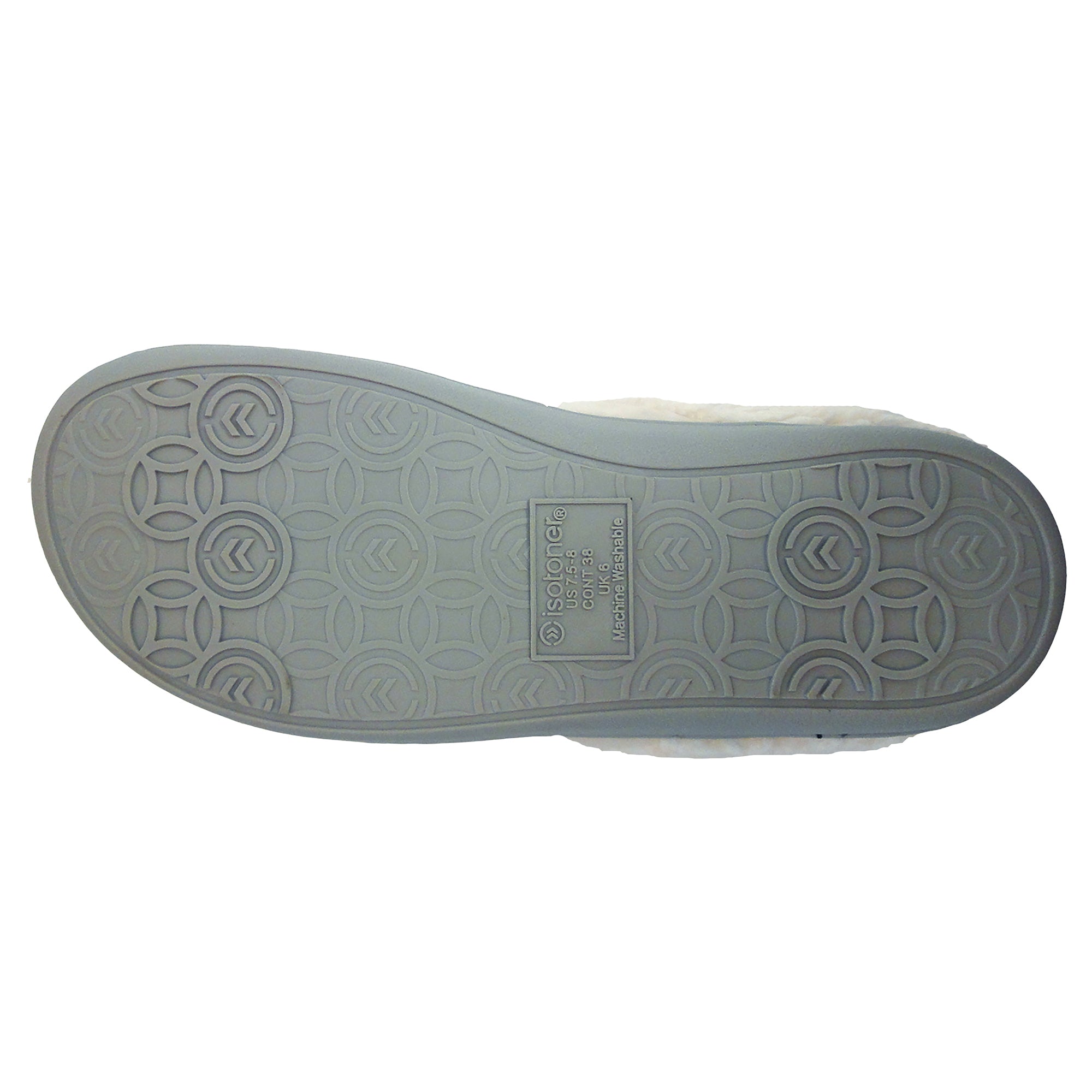 Isotoner Women's Velour and Sherpa Soft Hoodback with Recycled Microterry Sock & Lining