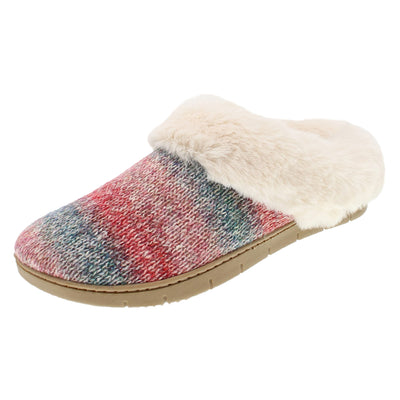 Isotoner Women's Recycled Ombre Knit Hoodback Slippers