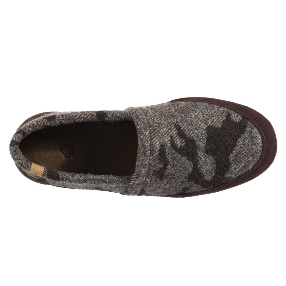 Men's Original Acorn Moccasins in Urban Camo Inside Top View