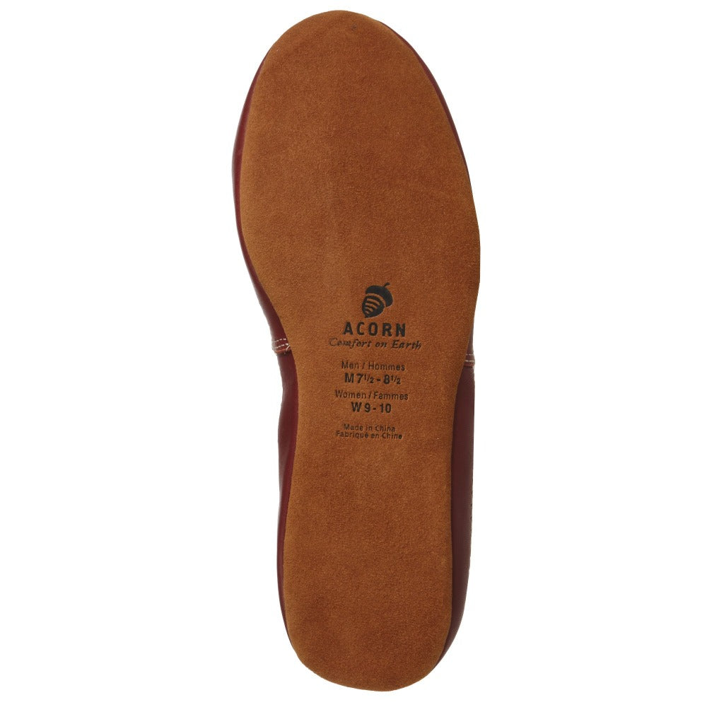 The Original Slipper Sock in Grey Ragg Wool Suede Bottom