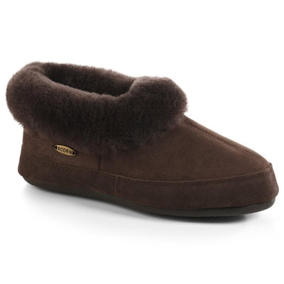 Women's Oh Ewe Boot Slippers in Coffee Bean Right Angled View