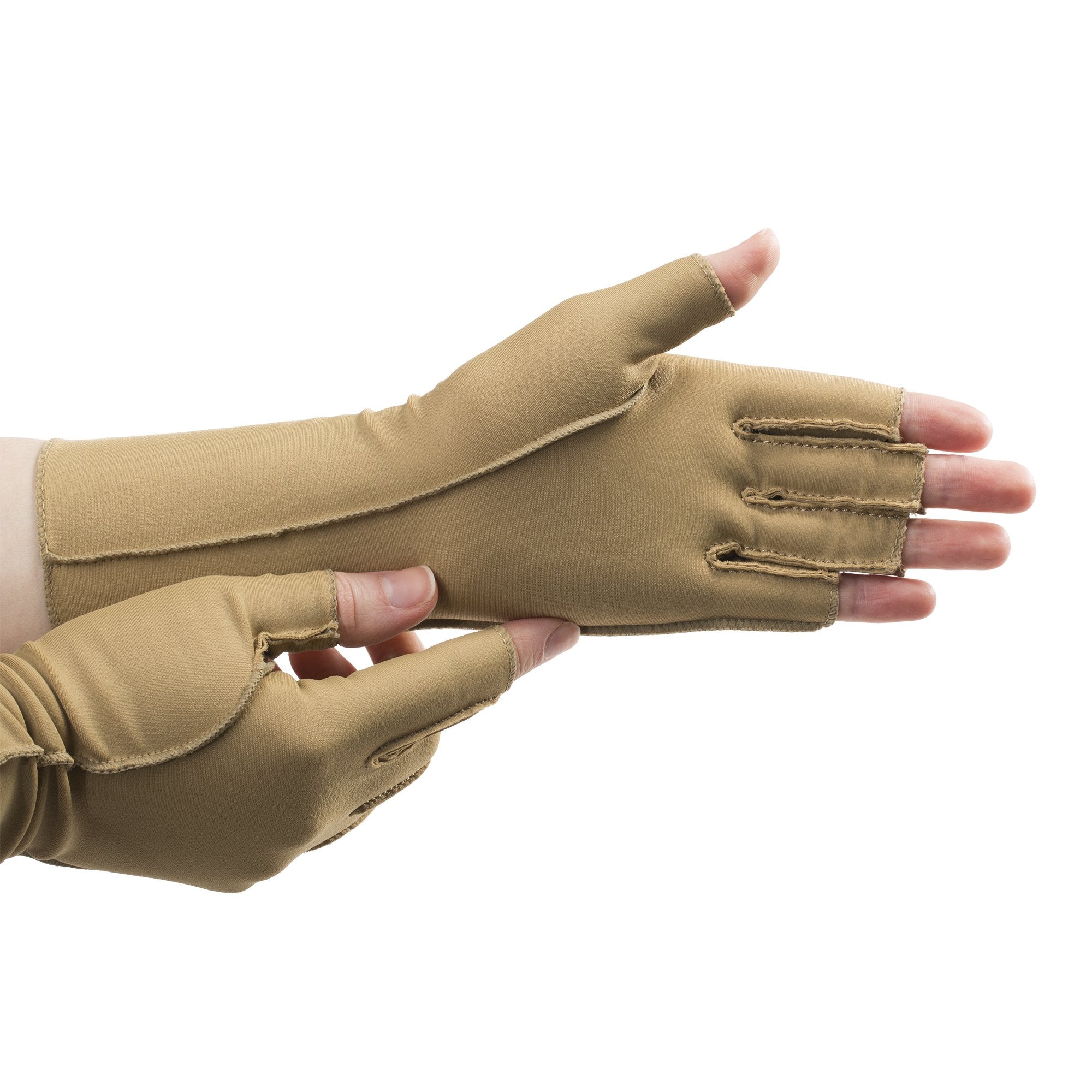 Isotoner Fingerless Therapeutic Compression Gloves