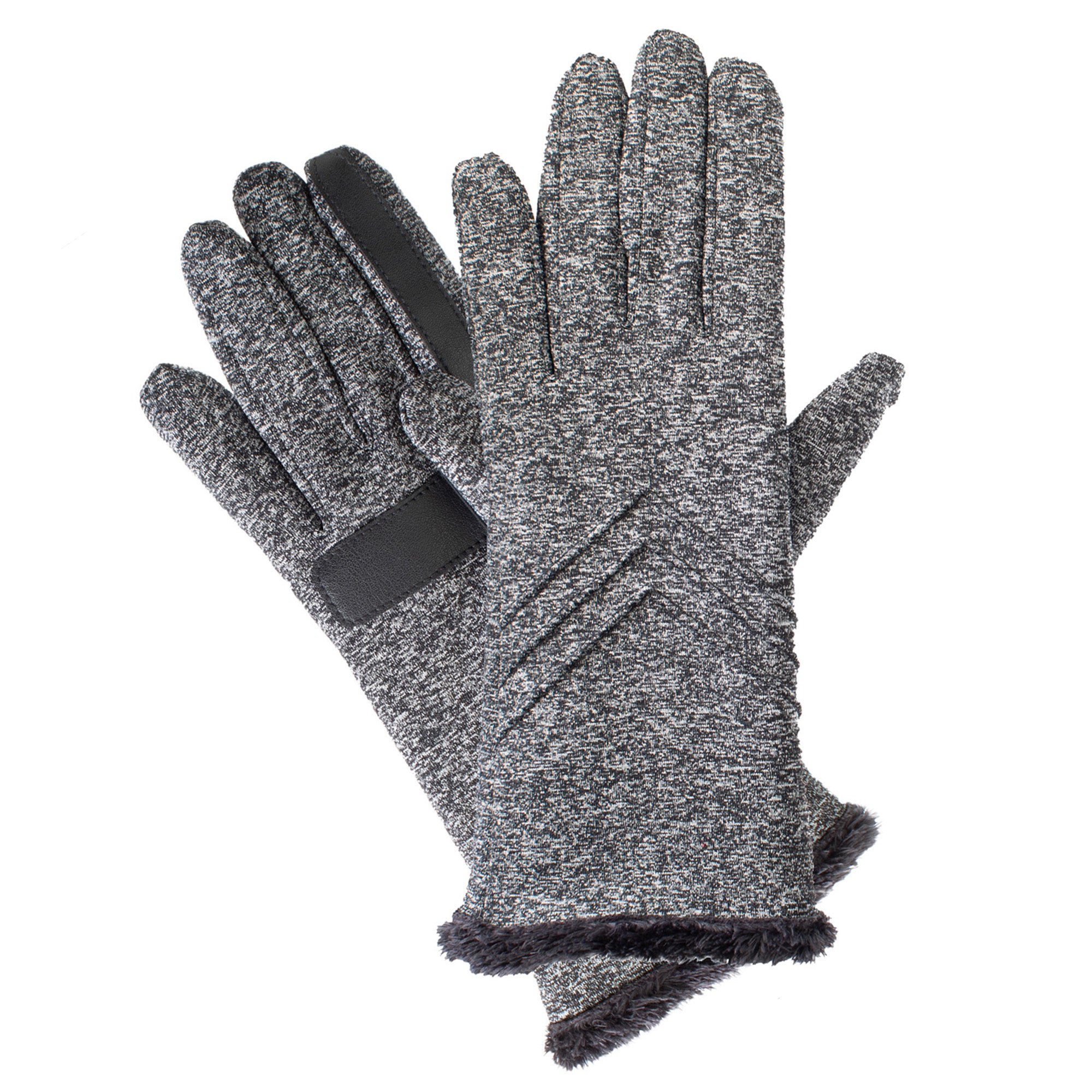 Isotoner Women's smarTouch® Chevron Stretch Spandex Gloves with smartDRI™