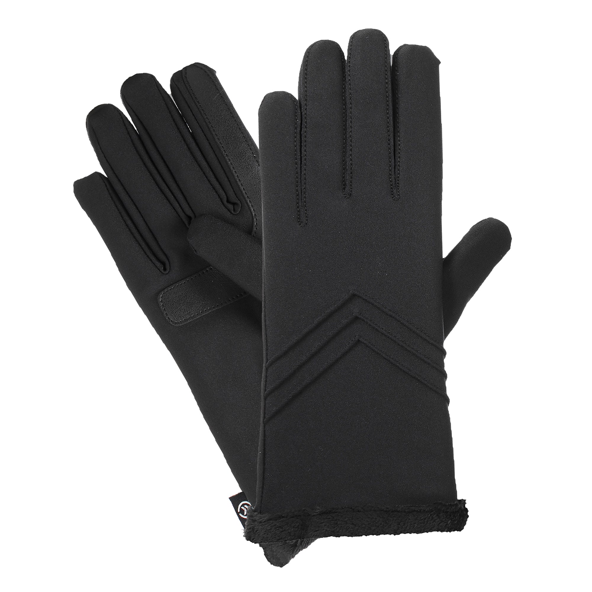 Fleece Gloves Isotoner Women's Spandex Cold Weather Stretch