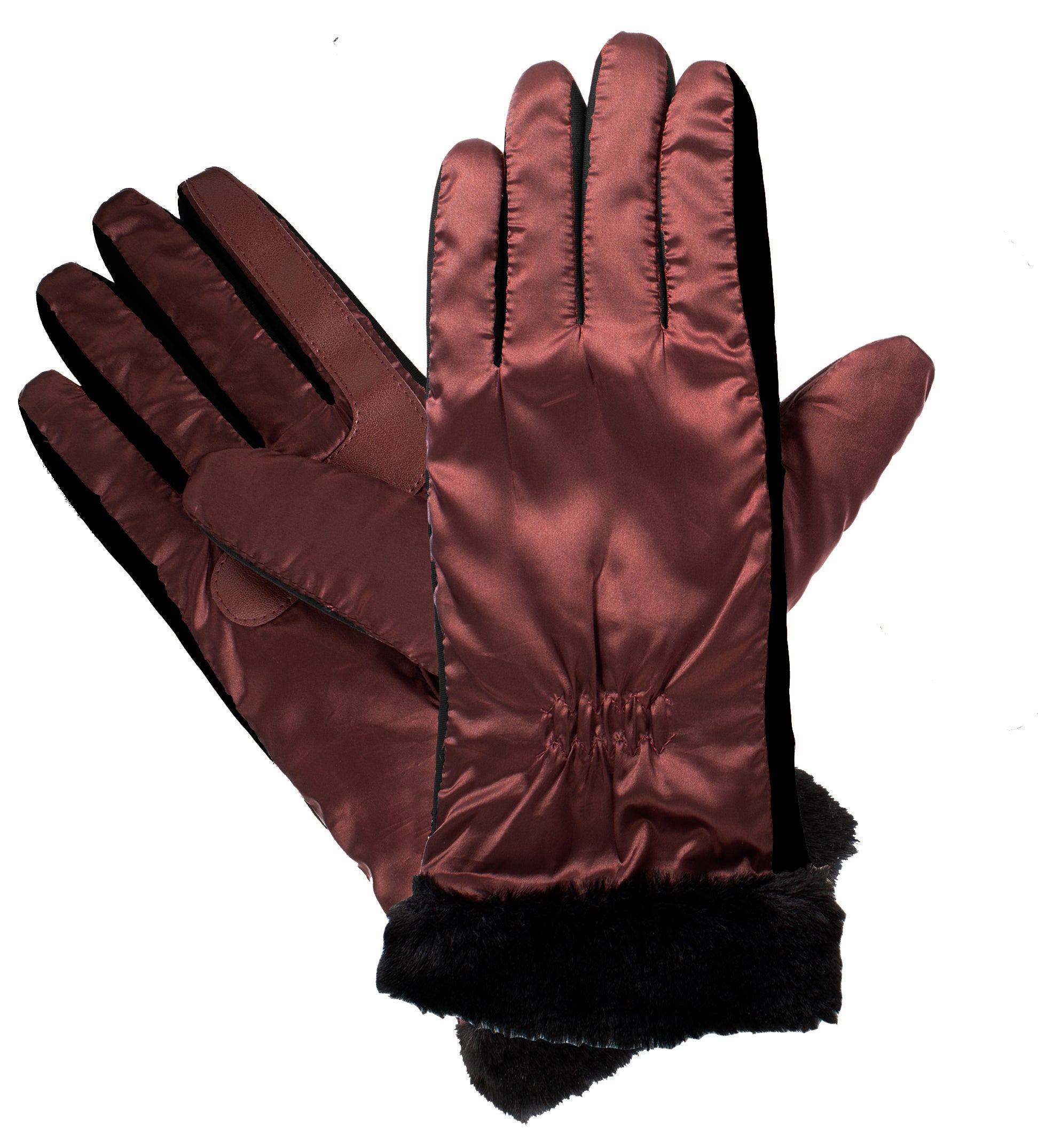 Isotoner Women's SLEEKHEAT™ Softshell Gloves with smartDRI™ and smarTouch®