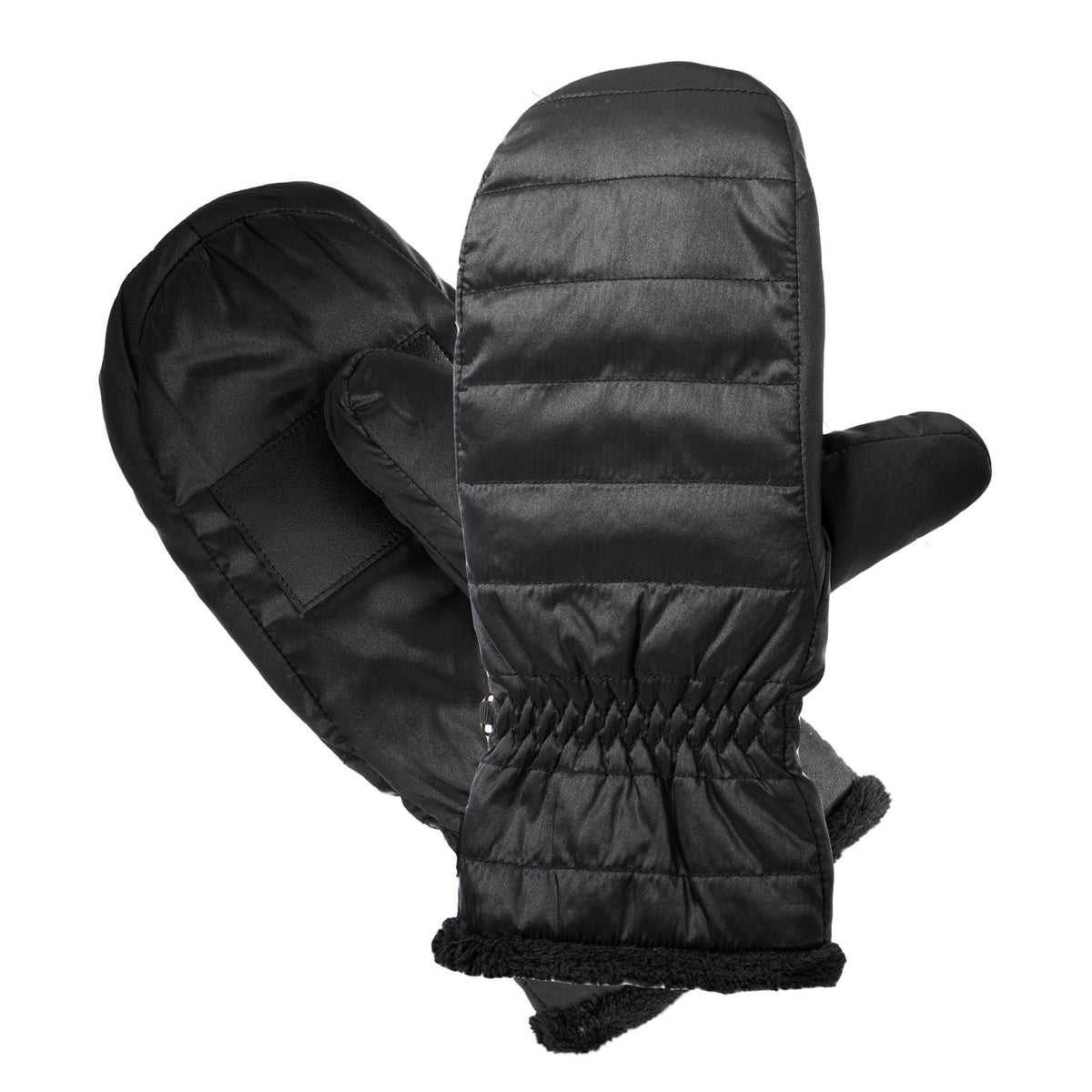 Isotoner Women's SLLEKHEAT™ Waterproof Quilted Mittens with smartDRI™ and smarTouch®