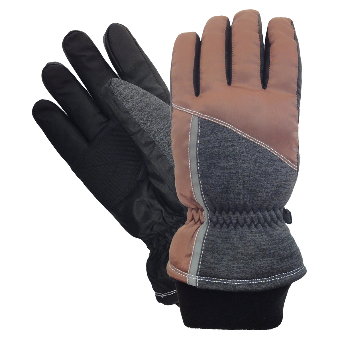isotoner Women's SLEEKHEAT Waterproof Ski Gloves wth smartDRI & smarTouch