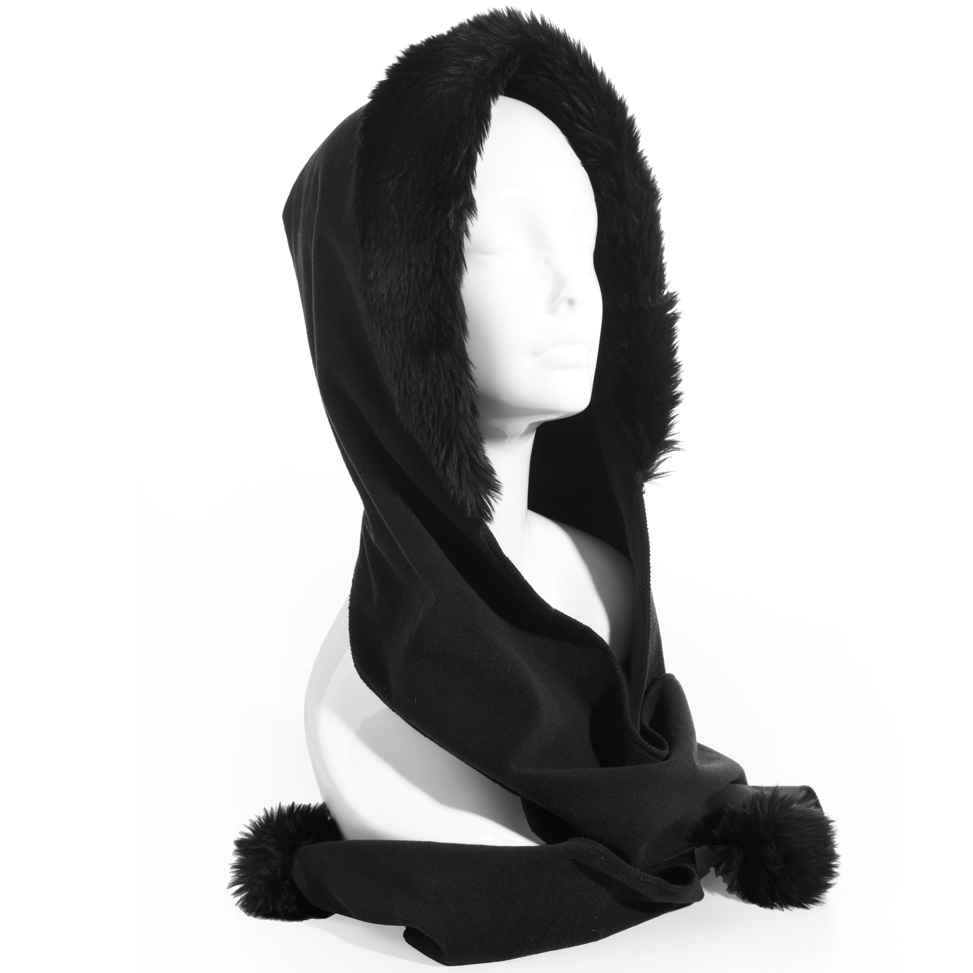 Isotoner Stretch Fleece Hoodwrap for Women