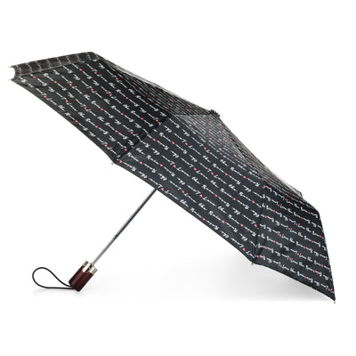 Limited-Edition Auto Open Umbrella NeverWet® love letter side view open