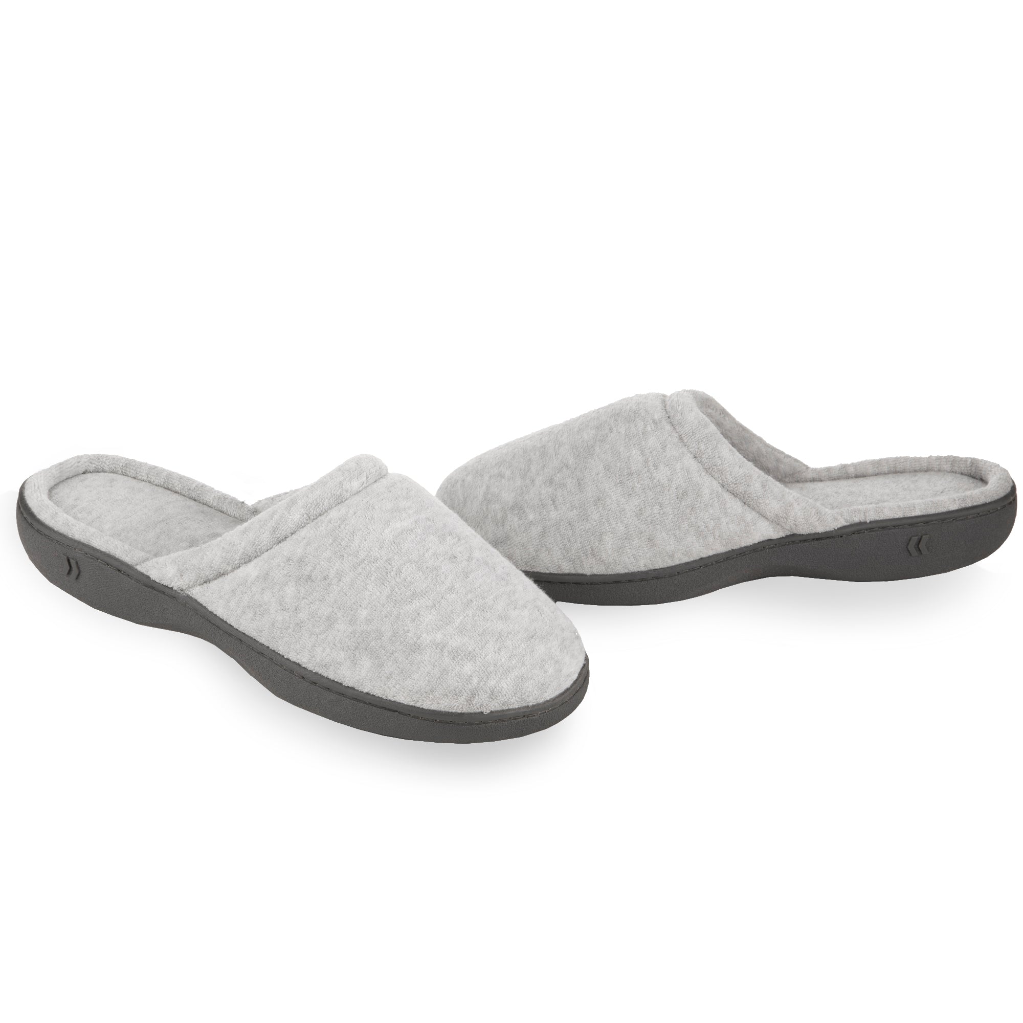 Isotoner Women’s Terry ContourStep Clog Slippers