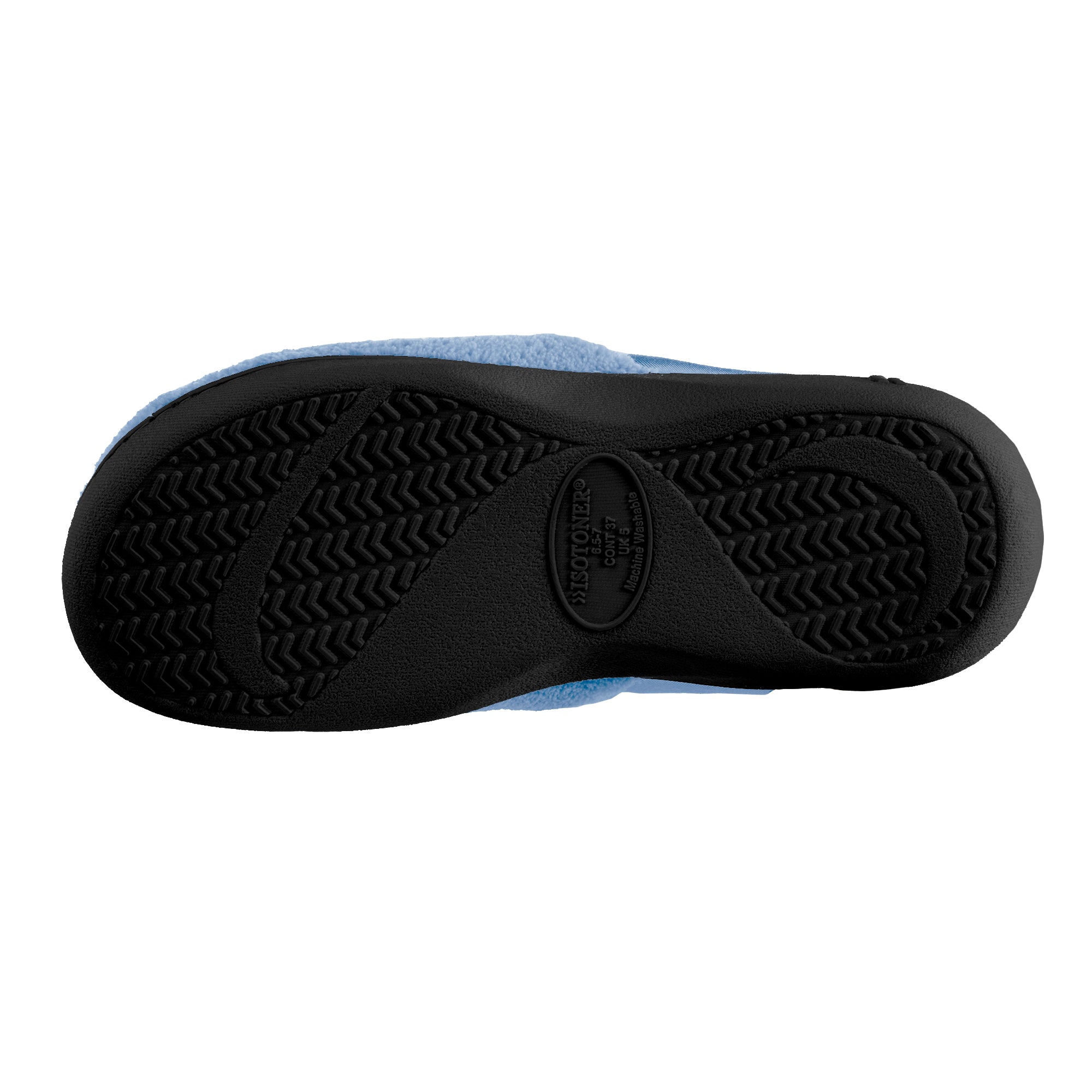 Isotoner Women's Microterry PillowStep Satin Cuff Clog Slippers for Women