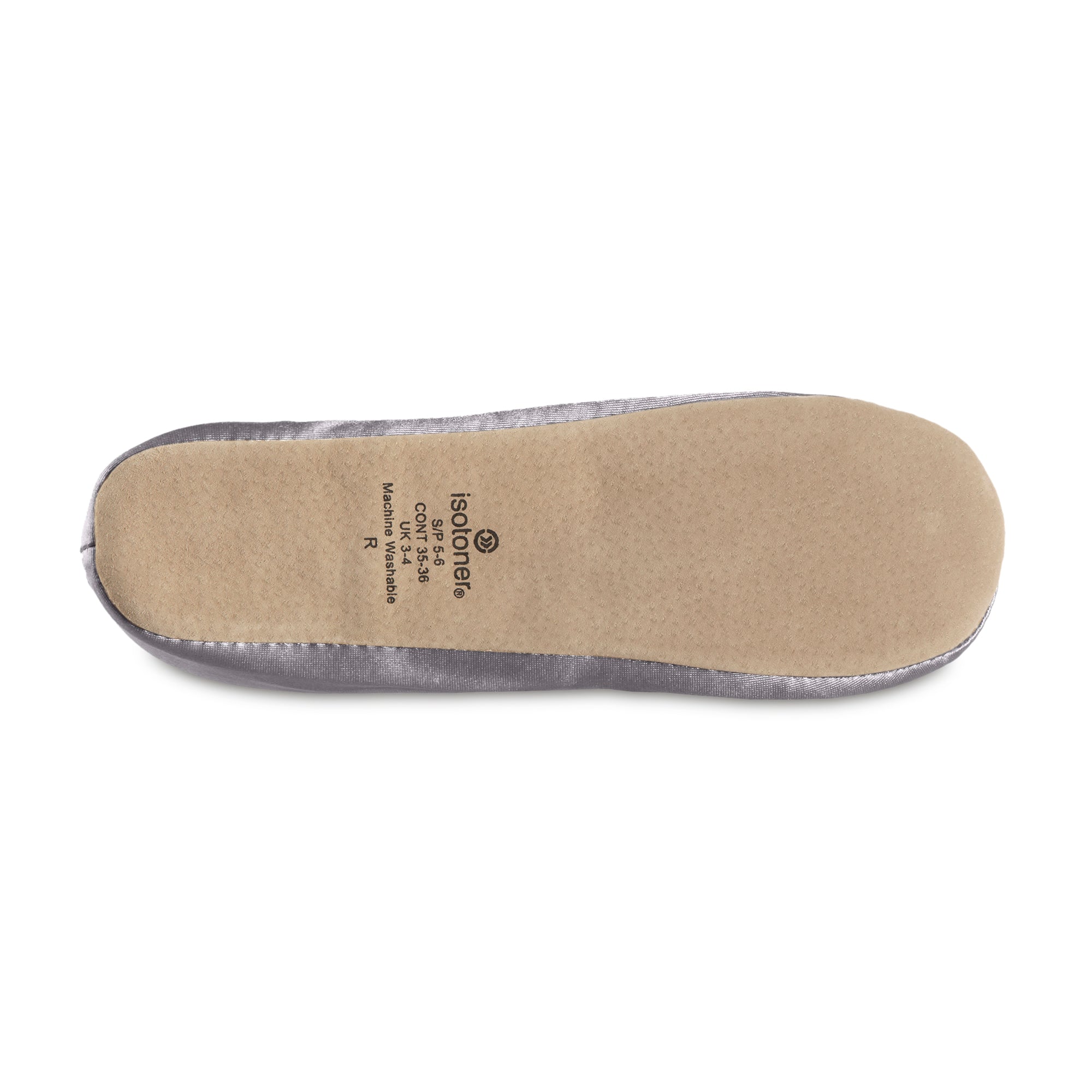 Isotoner Women’s Stretch Satin Classic Ballerina Slippers