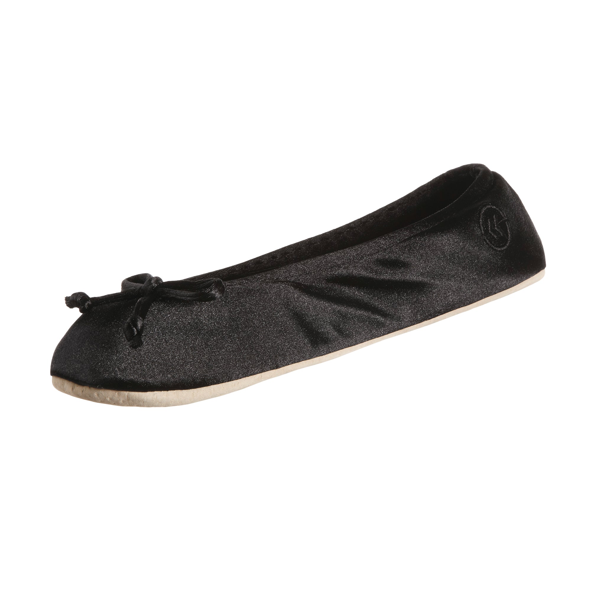 Isotoner womens stretch satin ballerina slippers 9i779 Totes Isotoner Canada