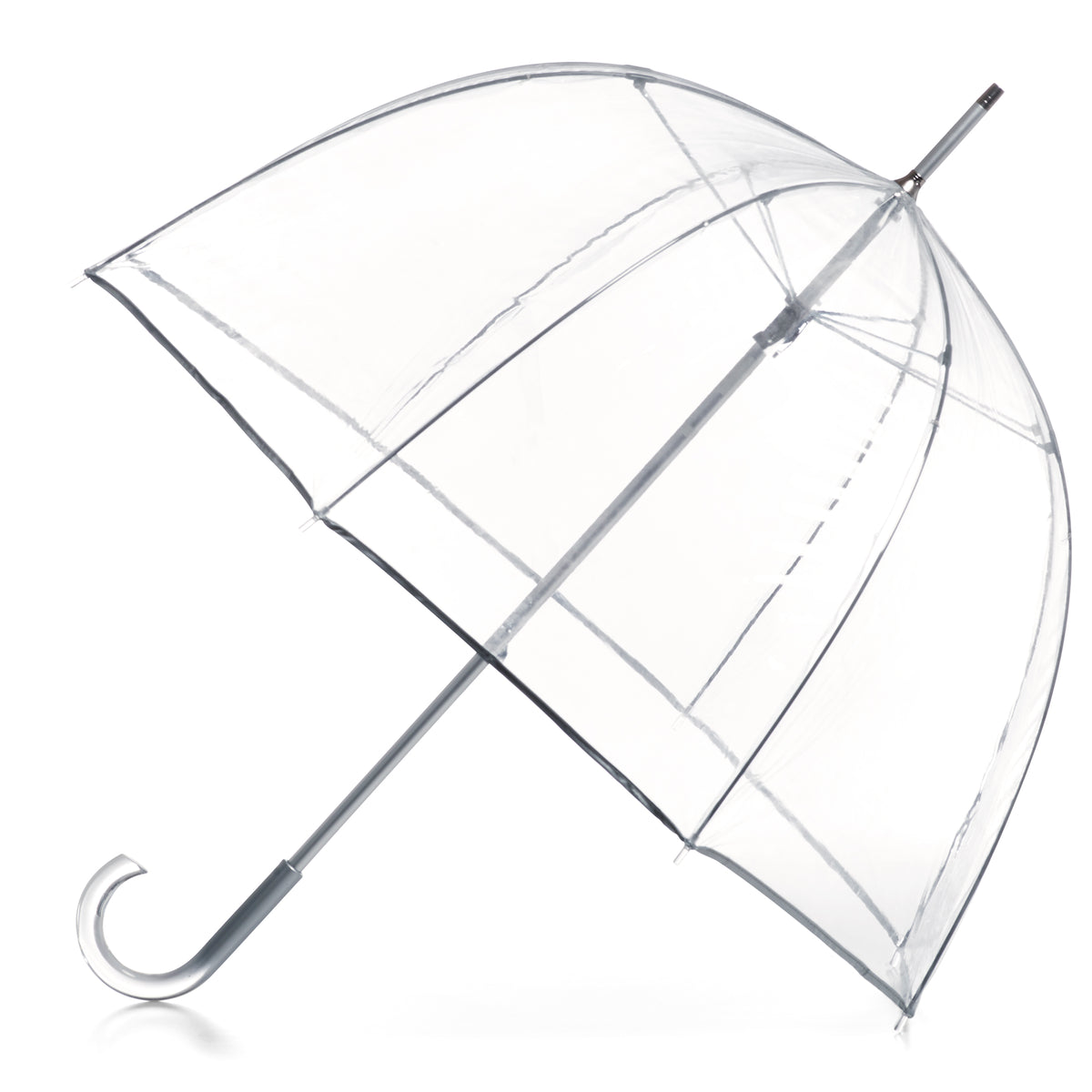 Signature Clear Bubble Umbrella open side view