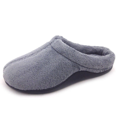 Isotoner Men’s Microterry Hoodback Slippers