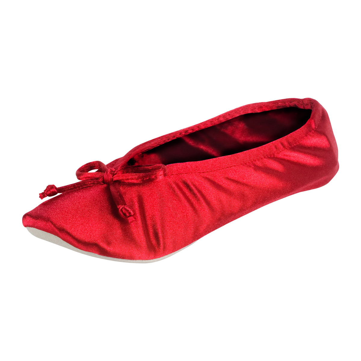 Isotoner womens stretch satin ballerina slippers 9i779 Totes Isotoner Canada