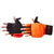 Men's Hunter Convertible Gloves in Blaze Orange Pair Side Profile