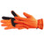 Men's Hunter Fleece Gloves in Blaze Orange Side Profile
