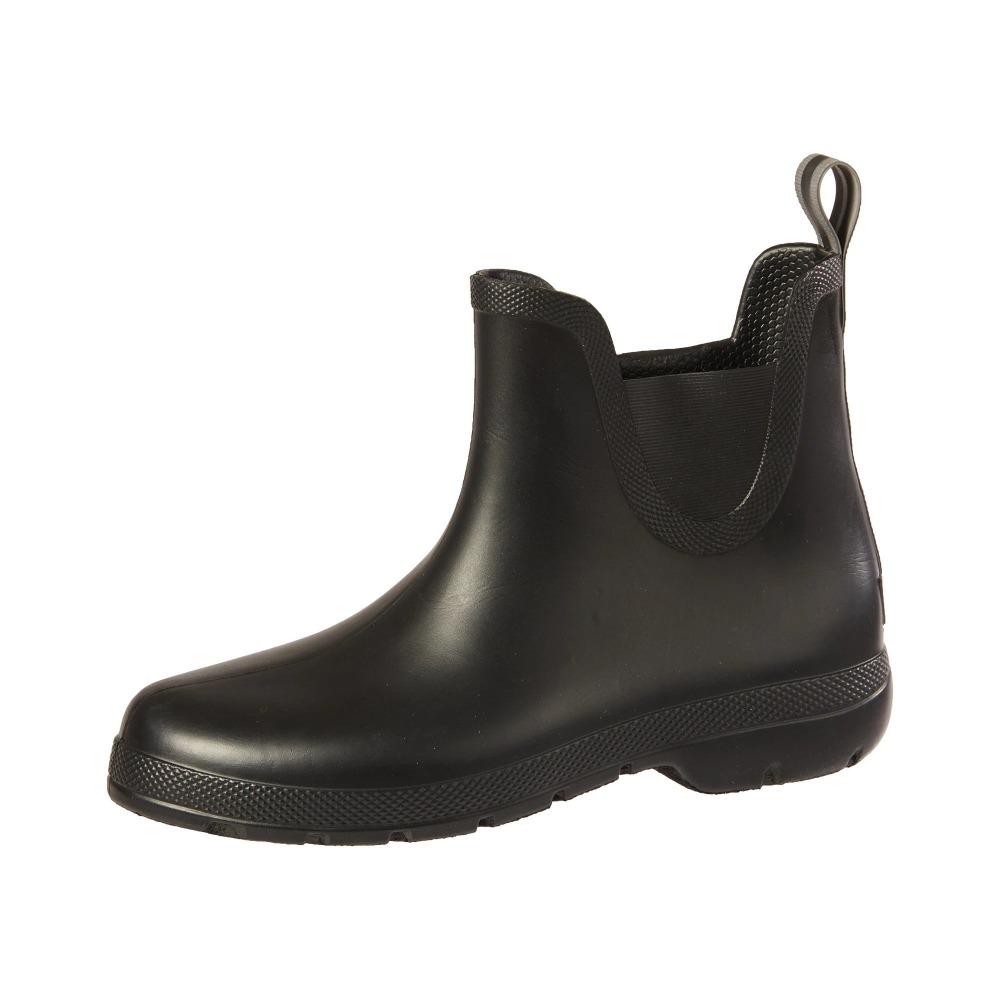 Cirrus™ Women's Chelsea Ankle Rain Boots in Black Left Angled View