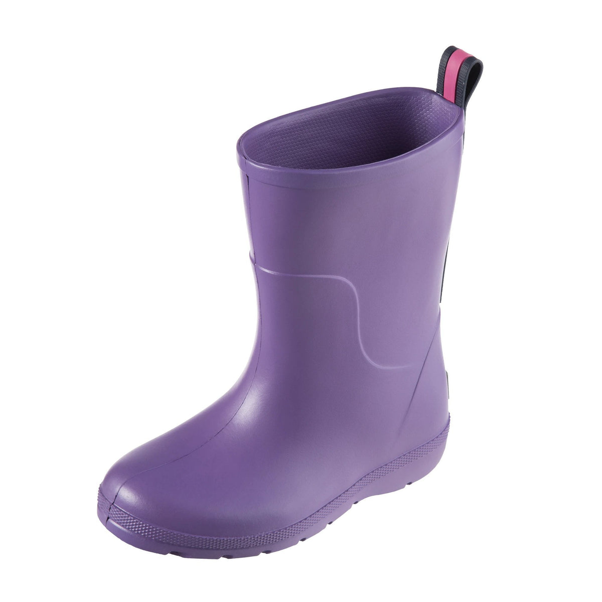 Cirrus™ Toddler's Charley Tall Rain Boot in Paisley Purple Left Angled View