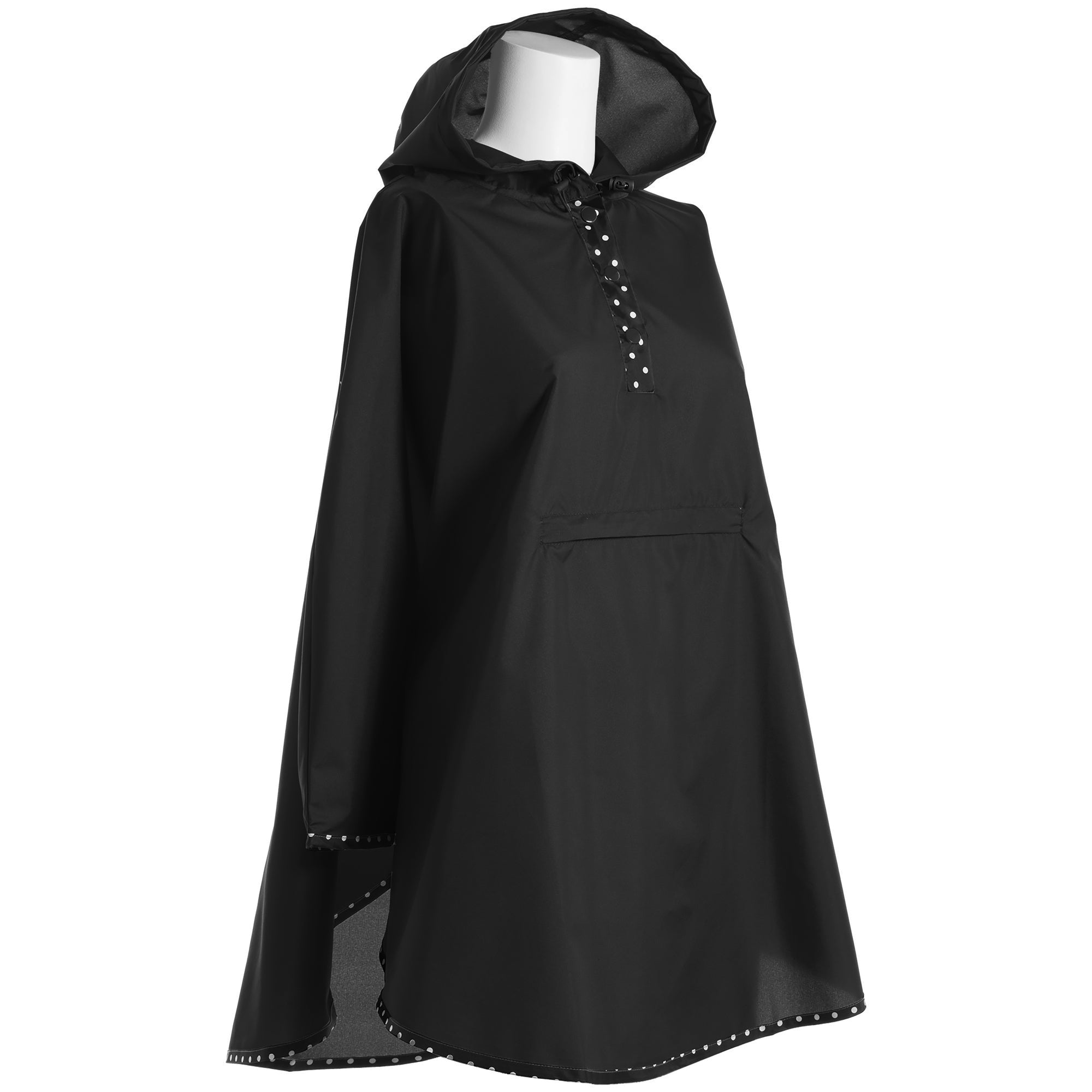 Fleece lined rain poncho clearance