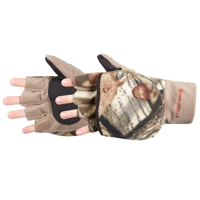Men's Hunter Convertible Gloves in Mossy Oak Break-Up Infinity Pair Side Profile